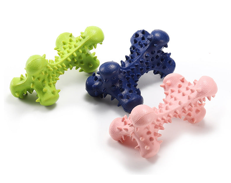 Bite-resistant piercing bone dog bite toy
