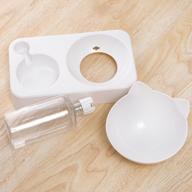 Double bowl automatic drinking bowl
