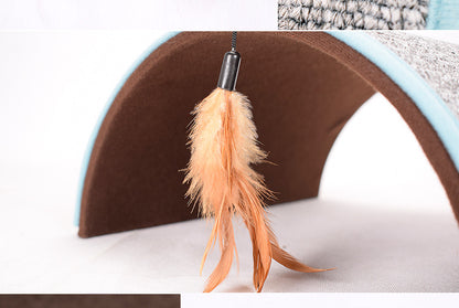 Carpet plush cat scratch board