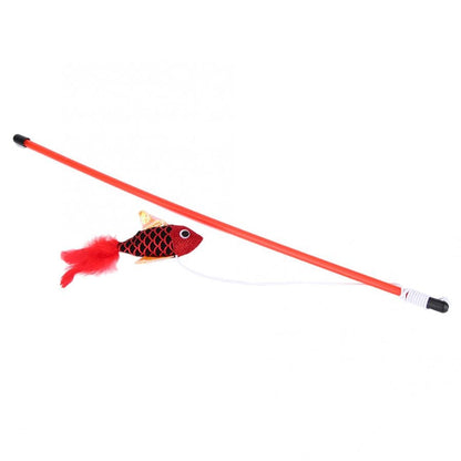 Fish pattern funny cat stick