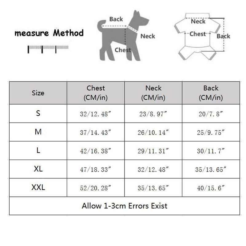 Sports two-legged pet clothes