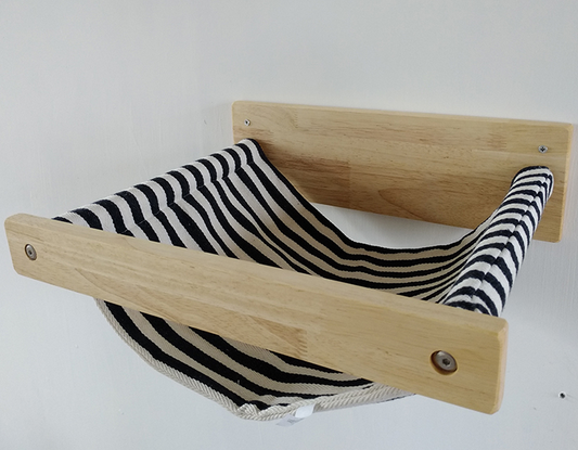 Cat hammock on the wall