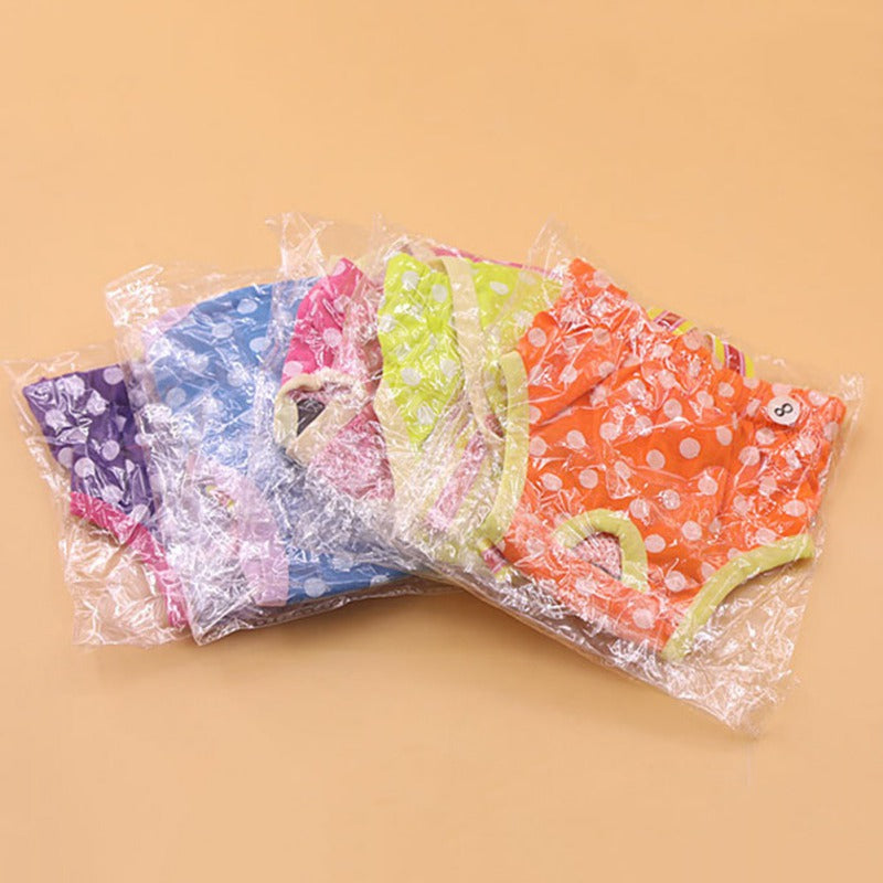 Pet Polka Dot Strap Physiological Pants Anti-harassment Panties