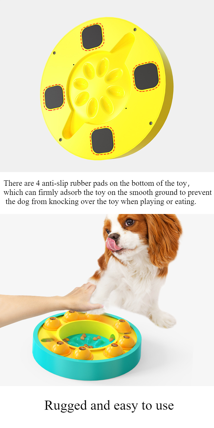 Dog Puzzle Toys Slow Feeder Interactive Dog Toys Treat Dispenser For IQ Training Treat Dispenser For Large Dogs Dog Treat Puzzle