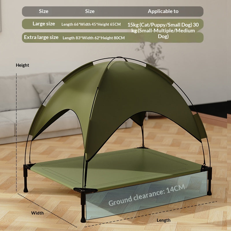 Cat Bed, Pet Camping Bed, Large Tent, All-season, Washable, Puppy Bed