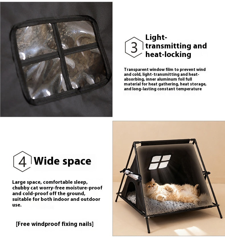 Cat Nest Winter Warm Outdoor Four Seasons Universal Long-lasting Lock Temperature