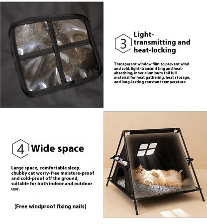 Cat Nest Winter Warm Outdoor Four Seasons Universal Long-lasting Lock Temperature