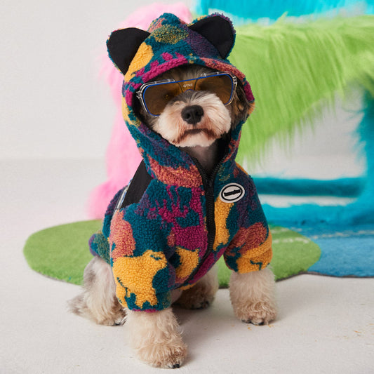 Dog Clothes Autumn And Winter Clothes Pet Small And Medium-sized Dogs Thick Camouflage