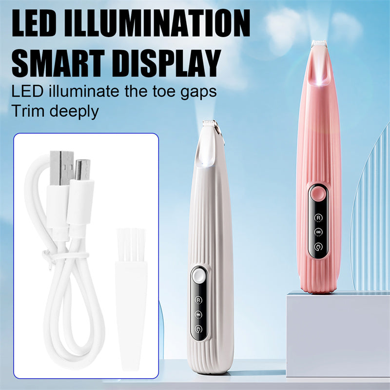 Pets Efficient LED Shaving Cat Dog Foot Hair Electric Clipper Pet Products