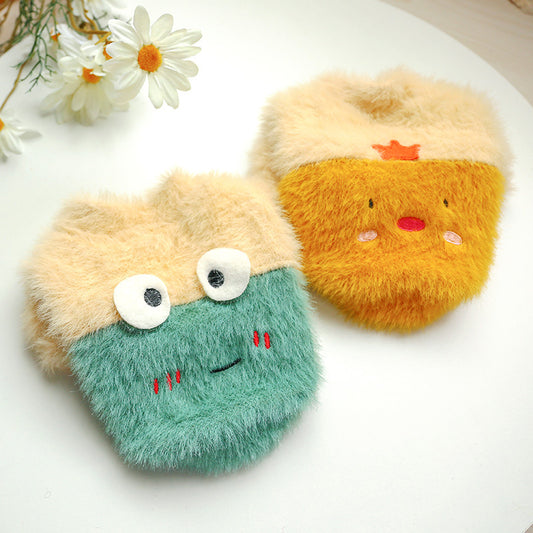 Pet Clothing Plush Animal Crew Neck Sweater