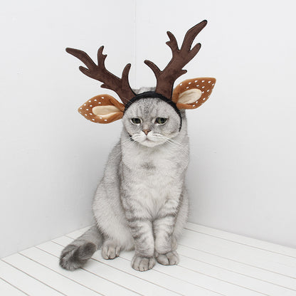 Forest Fairy Deer Antler Holiday Anti-Slip Deer Antler Headband