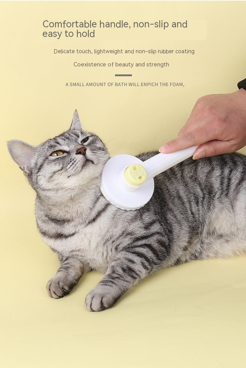 Round Head Self-cleaning Massage Pet Comb