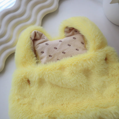 Dog Clothes Pet Autumn And Winter Warm Rabbit Fur Princess Skirt