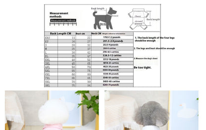Pet Dog Spring And Summer Thin Dress