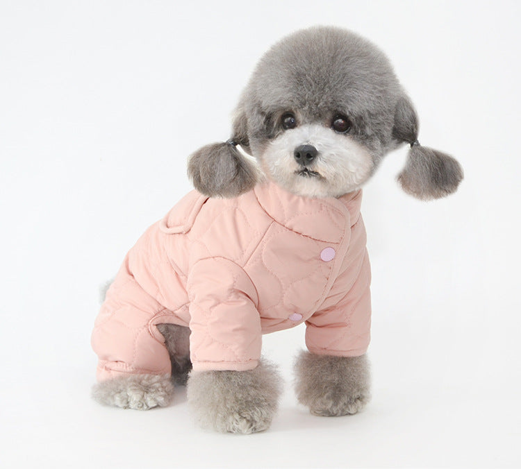 Pet Clothes Winter Clothing Warm Dog Four-legged Cotton-padded Clothes