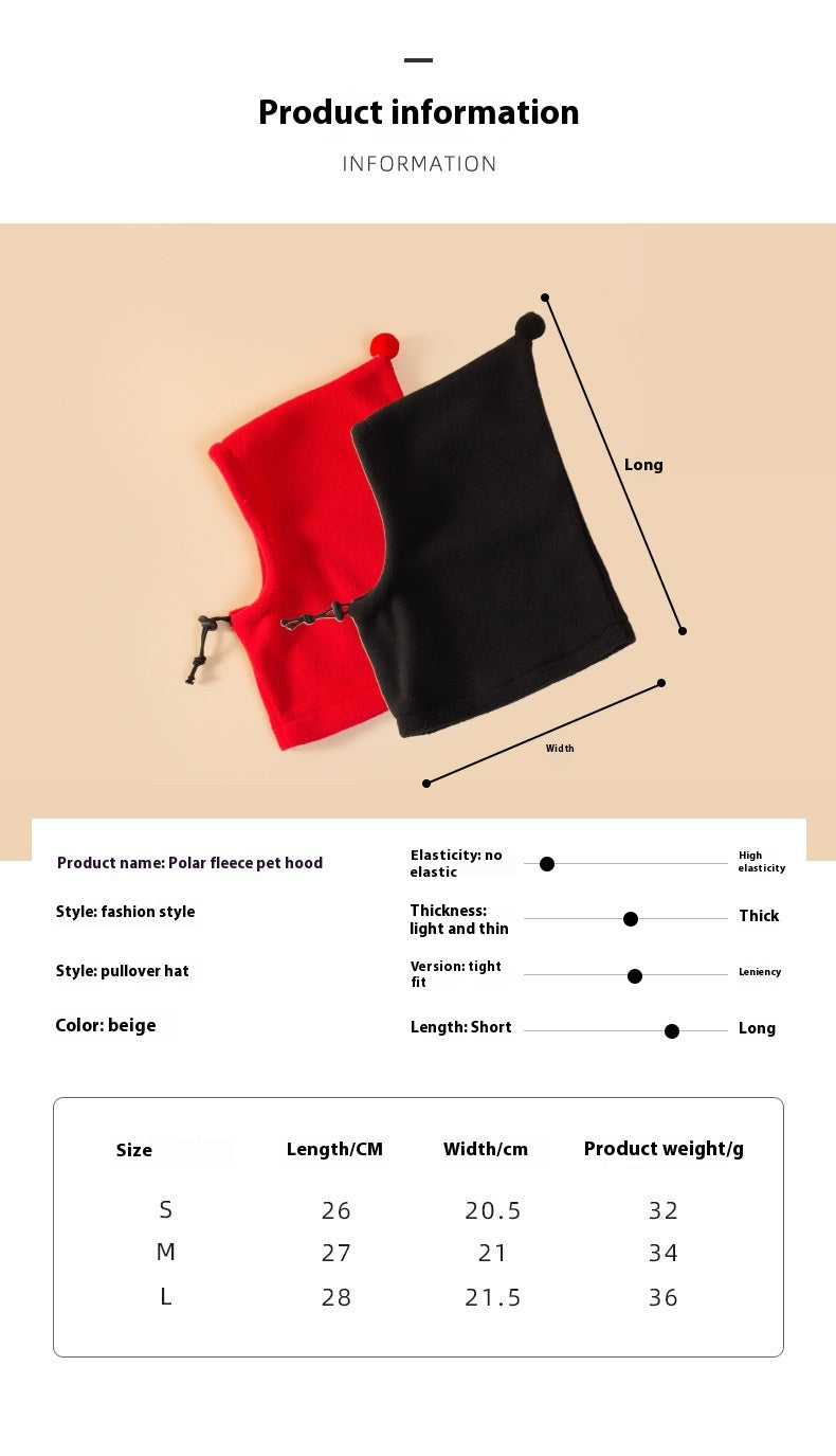 Pet Polar Fleece Transform Funny Hat