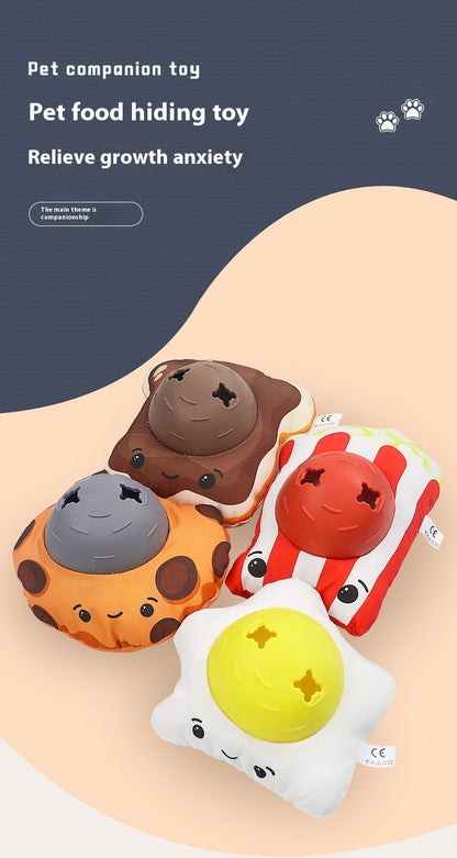Dog Toy Pet Puzzle Food Leakage Food Storage Sound Toy