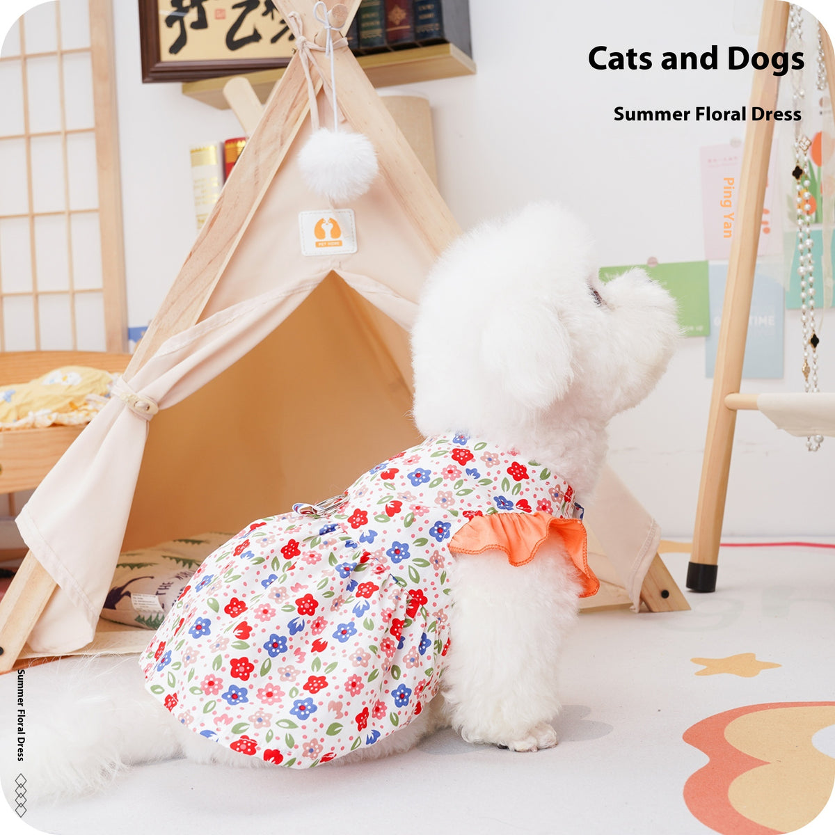 Pet Skirt Dog Anti-lint Thin Clothes