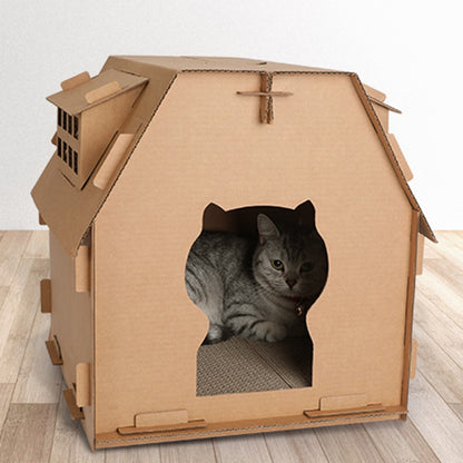 Cat house carton