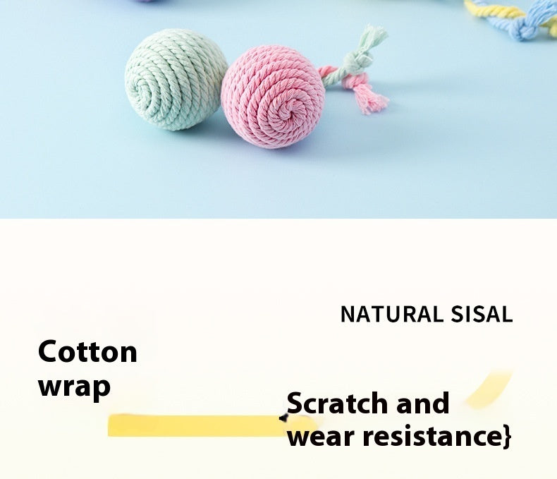 Sisal Ball Grinding Claw Cat Toy