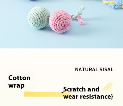 Sisal Ball Grinding Claw Cat Toy