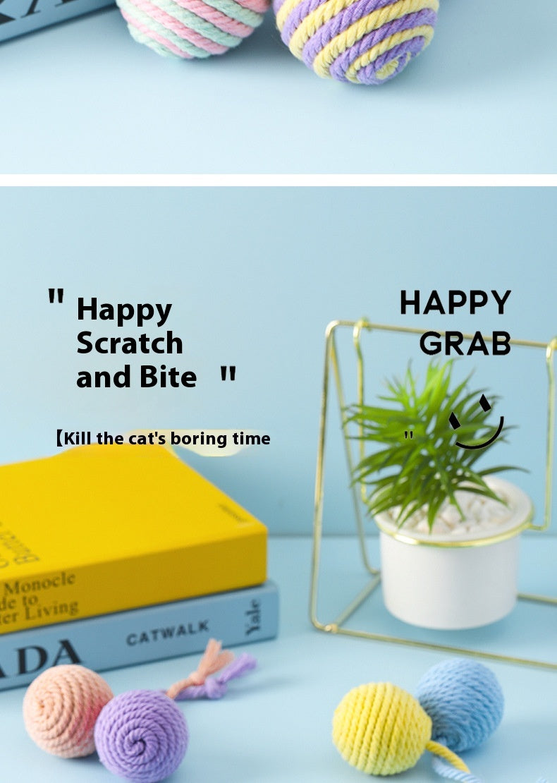 Sisal Ball Grinding Claw Cat Toy