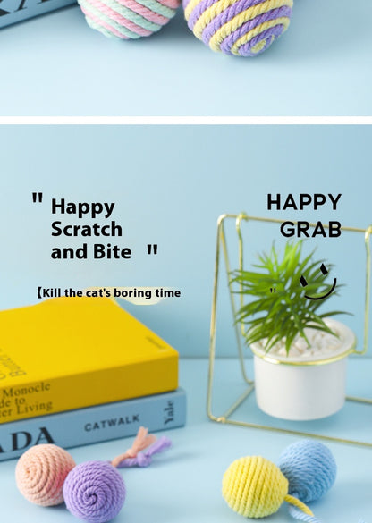Sisal Ball Grinding Claw Cat Toy