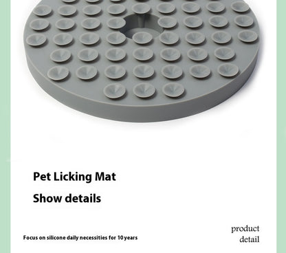 Silicone Pet Licking Mat For Going Out