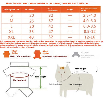 Spring And Summer Pet Dog Vertical Bar Clothes Skirt