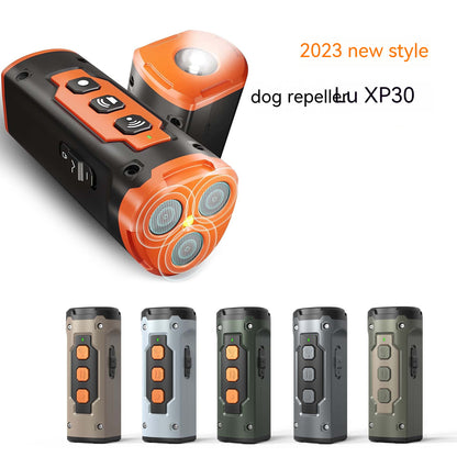 Dog Drive Ultrasonic Three-head Bark Plug Torch Dog Drive Artifact Anti Dog Bark Deterrent Device With LED Flashlight