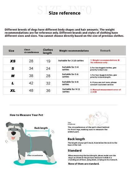 Pet Cat Teddy Bichon Small Dog Clothes Summer Spring And Autumn Thin Couple Suit Shirt
