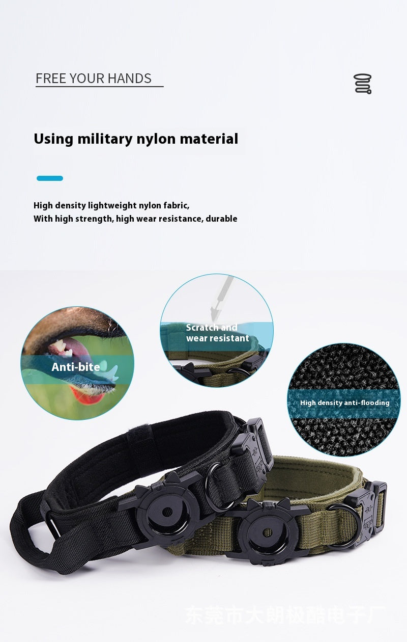 Tactical Collar Locator Protective Cover Dog Training Explosion-proof Collar