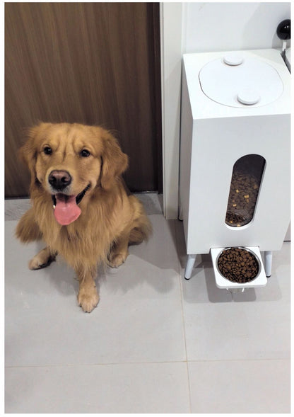 Wooden Pet Feeder Large Capacity