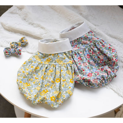 Pet Dog Simple Floral Camisole Clothes