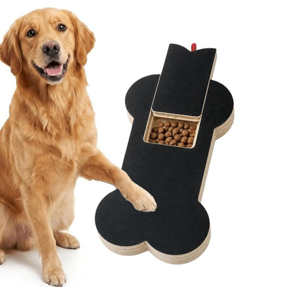 Dog Scratch Board With Treat Box, Dual - Sided Dog Nail File Board Wear - Resistant Pet Nail Scratcher, Stress - Free Indoor Dog Nail Grooming For Puppies &  Dogs