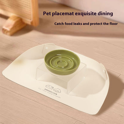 Anti-spill Placemat Pet Cat Waterproof And Oil-proof