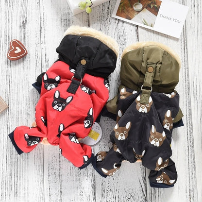 Dogs four-legged clothes