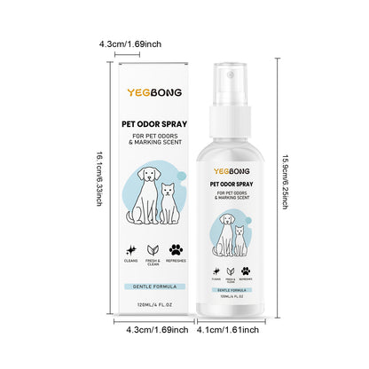 Yegbong Pet Deodorizing Spray Has A Gentle And Comfortable Formula For Convenient Daily Cleaning, Freshens The Air, And Is Gentle On Pets