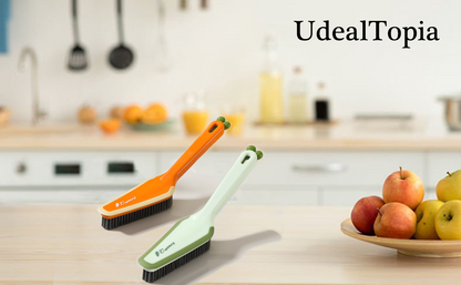 3 In 1 Detachable Household Pet Cleaning Brush Multifunctional Scrub Brush With Hard Bristle And Handle Ideal Crevice Grout Scrubber Brush For Kitchen  Bathroom Window Shoes