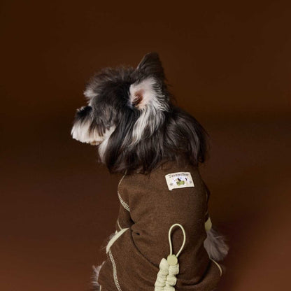Dog Clothes Teddy Schnauzer Bichon Comfortable Contrast Color