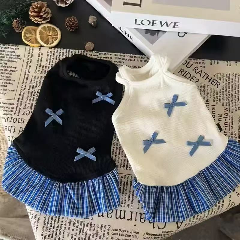 Preppy-style Vest Dress Cute Outfits For Cats And Dogs