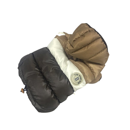 Down Padded Jacket Padded Waterproof Padded Hooded Two-legged Puppy Clothes