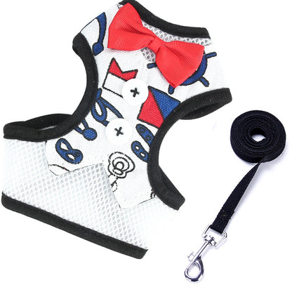 Bow Tie with Chest Strap - Pet Clothing