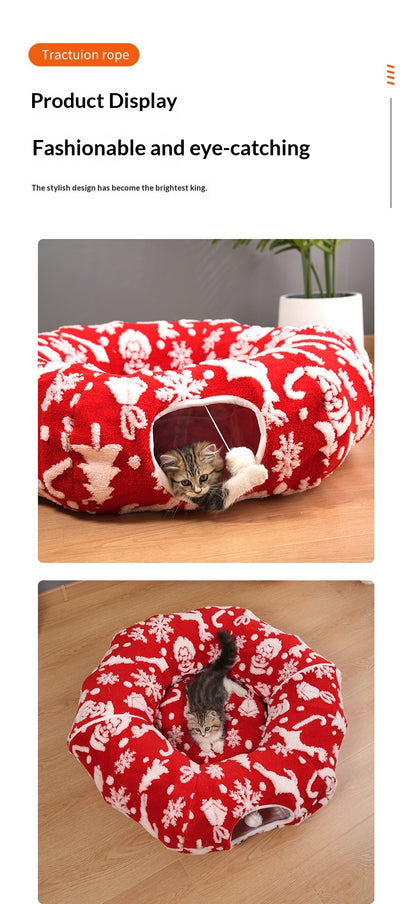 Donut-shaped Pet Bed Cat Mattress