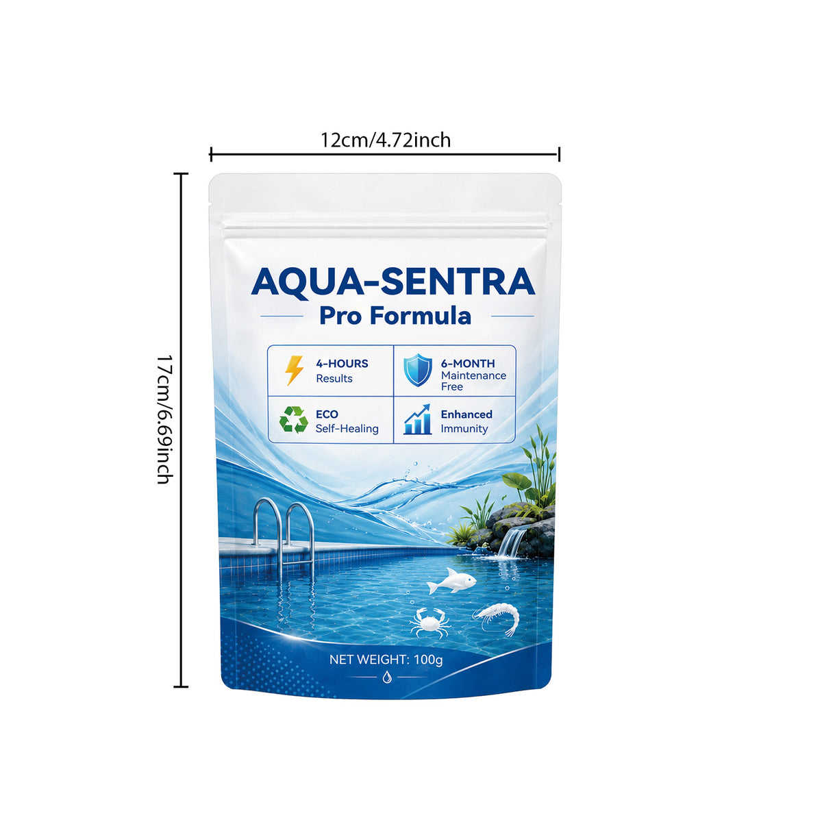 Water Clarifying Powder Daily Household Aquarium Mild Purification Clear Water Quality Fish Tank Water Purification Cleaning Powder