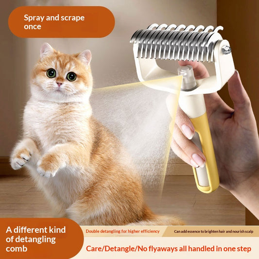 Detangling Spray Comb Thinning Comb And Fluffundercoat Rake