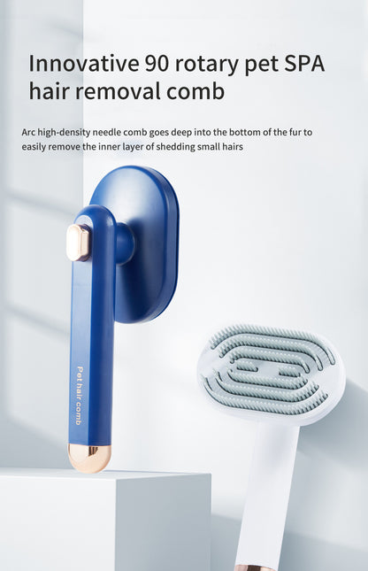 Pet Comb Cat Dog To Remove Floating Hair Pet Hair Brush Hair Removal Artifact Pet Grooming Brush Supplies Self Cleaning Comb Pet Products