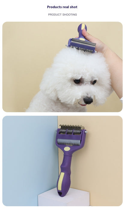 Pet Dog Cat Multi-functional Knot Untying Comb Beauty Cleaning Float Hair Cleaning Hair Knife