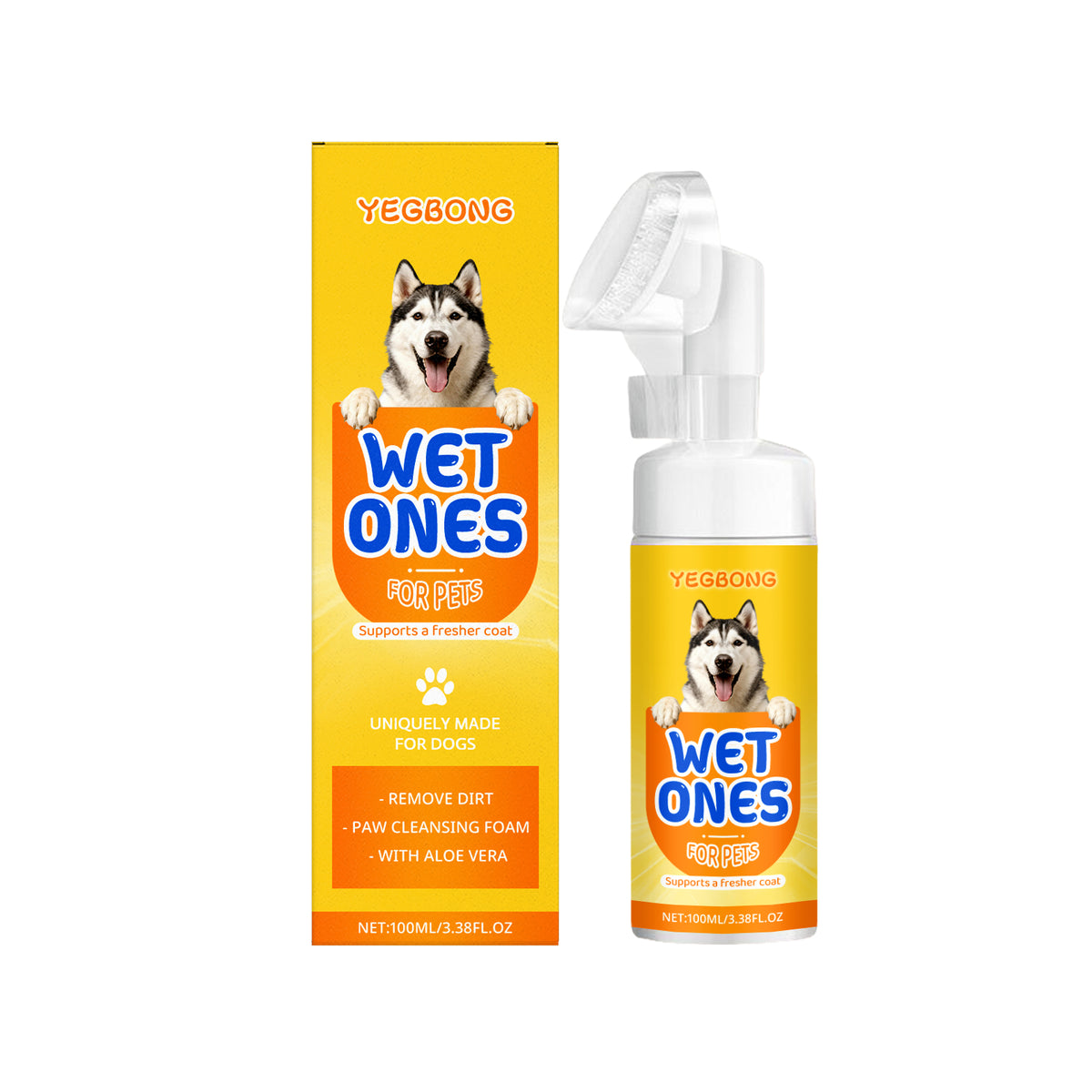 Foam Cleaning Fog For Dog Paws