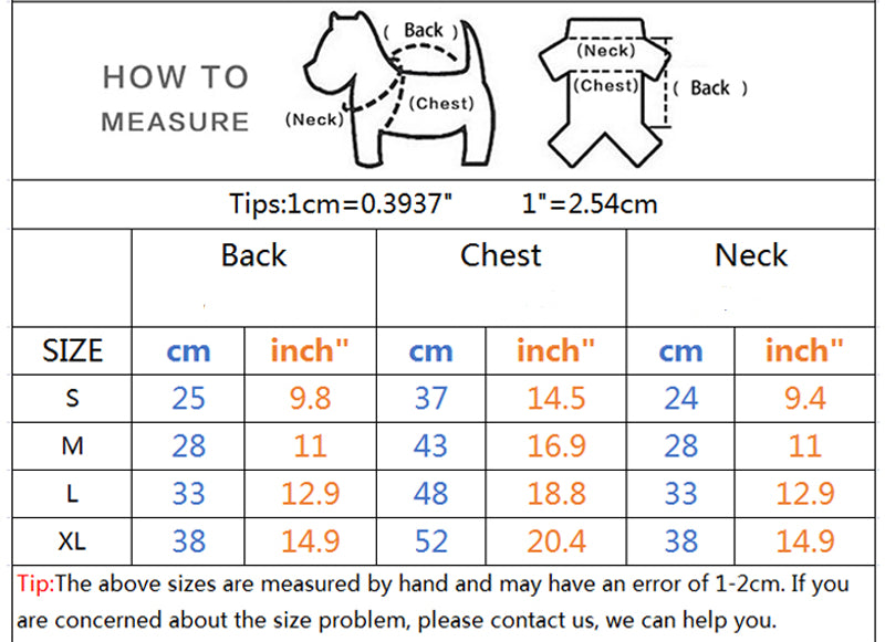 Winter clothing for pets